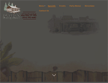 Tablet Screenshot of cabinrestaurantny.com
